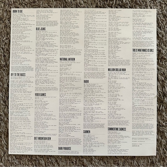 Lana Del Rey Born To Die Vinyl - Picture 8 of 9